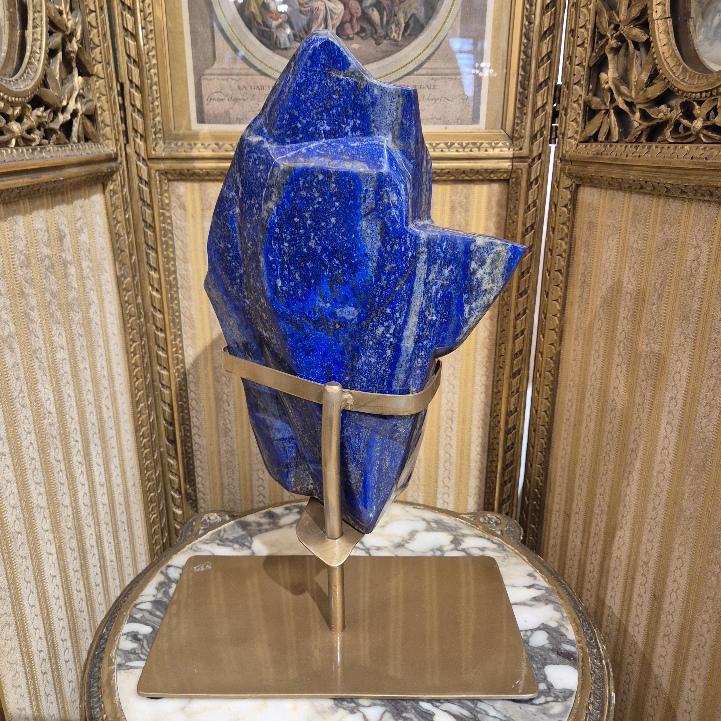 Large Polished Lapis Lazuli from Afghanistan in its Natural Form 9