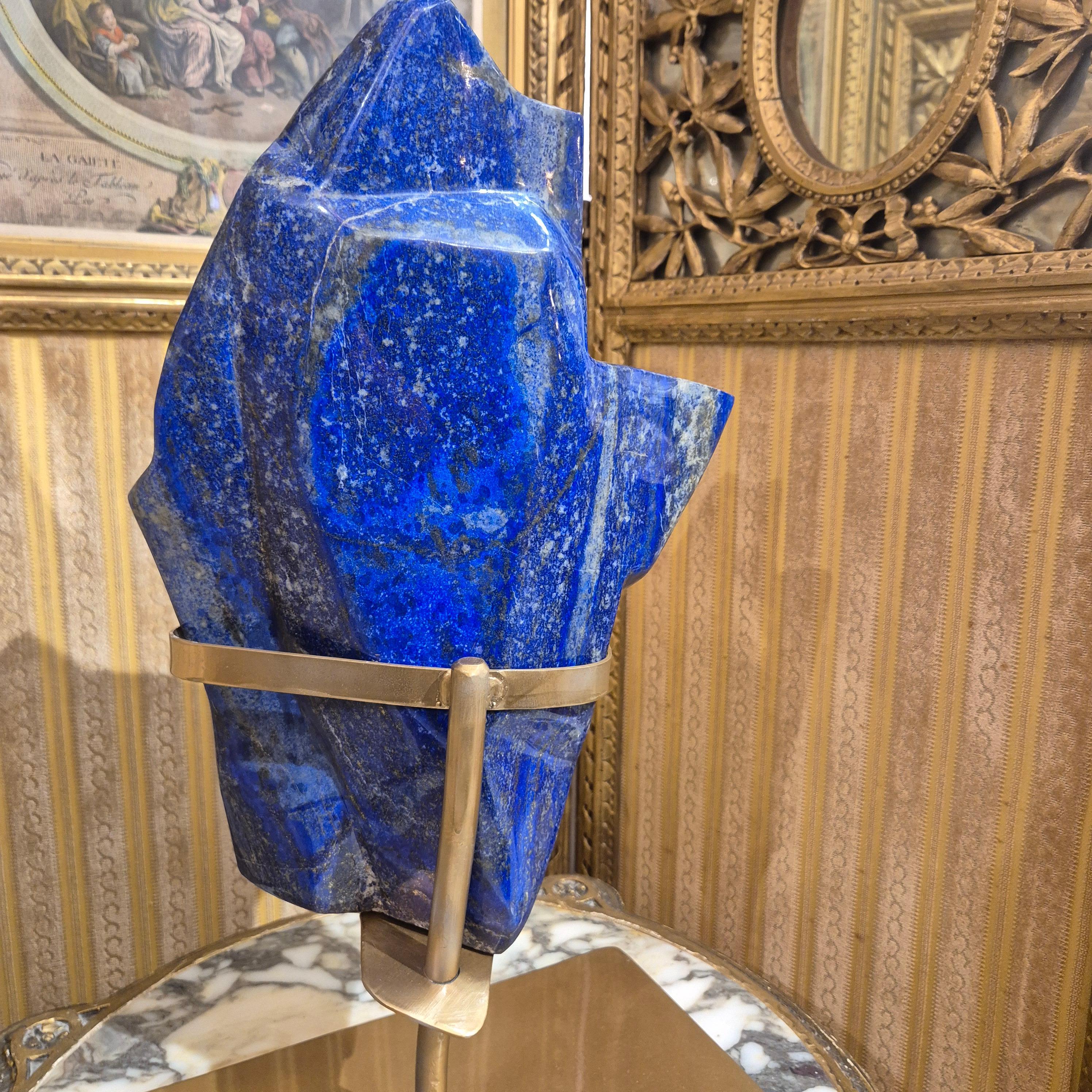 Large Polished Lapis Lazuli from Afghanistan in its Natural Form 10
