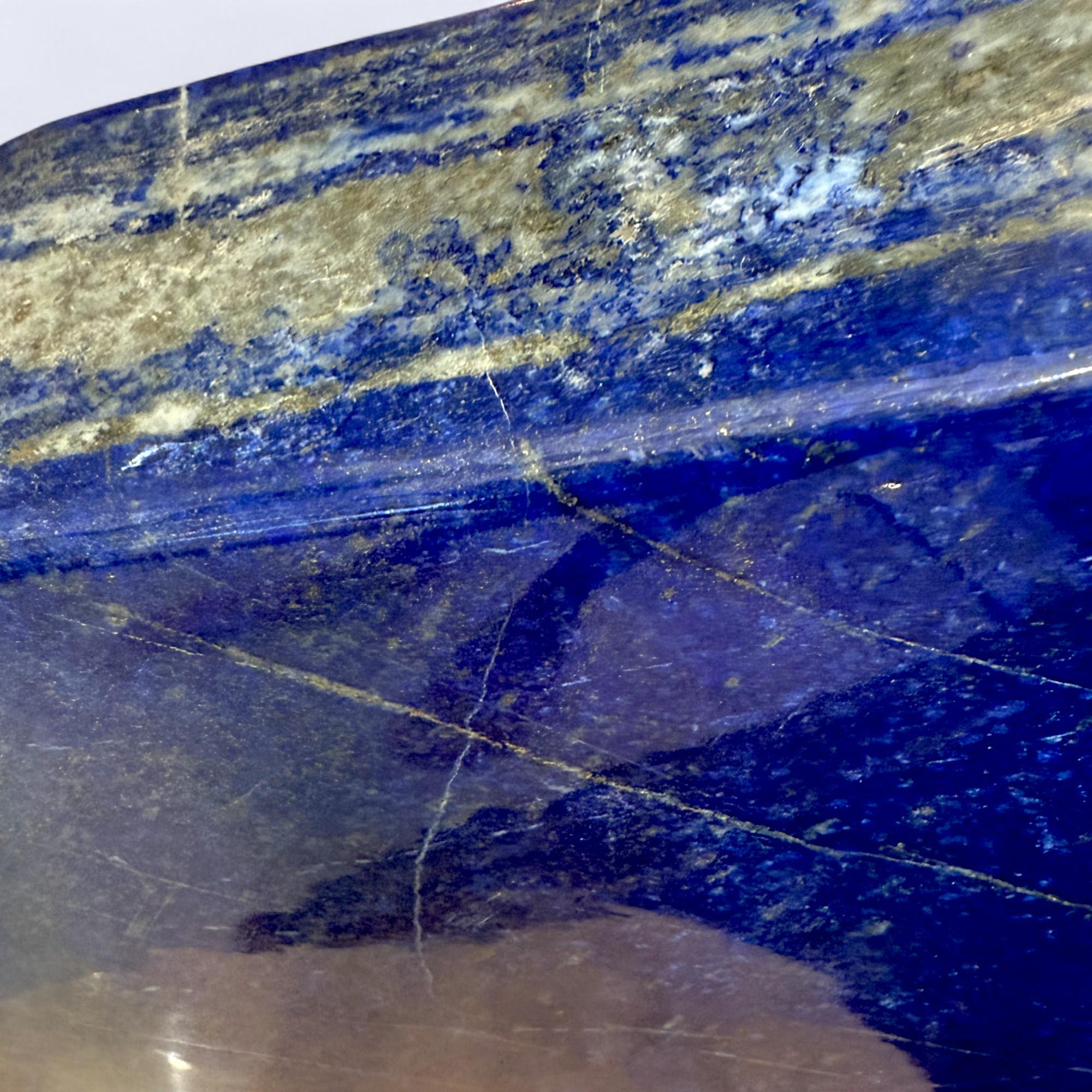 Large Polished Lapis Lazuli from Afghanistan in its Natural Form For Sale 12