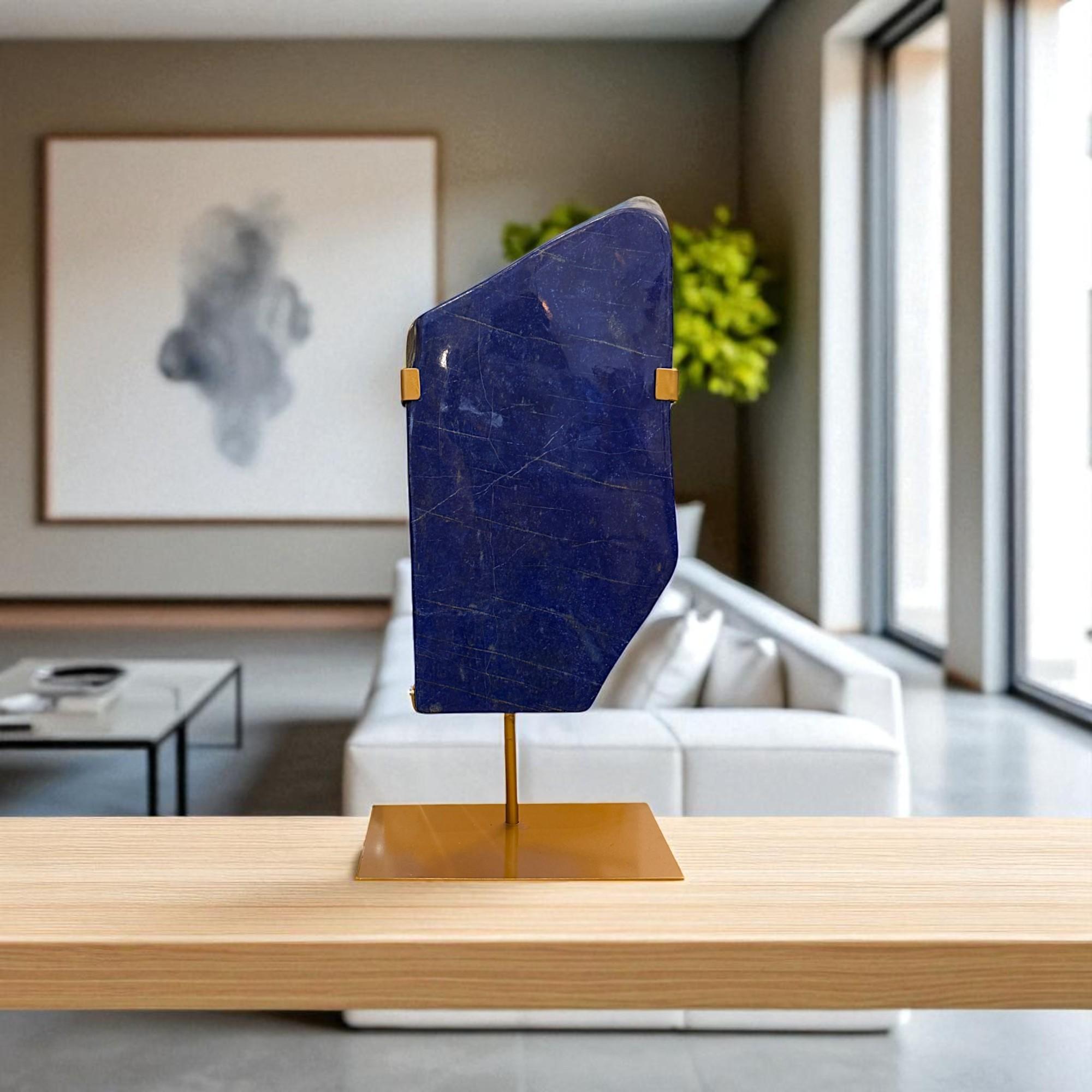 20th Century Large Polished Lapis Lazuli from Afghanistan in its Natural Form For Sale
