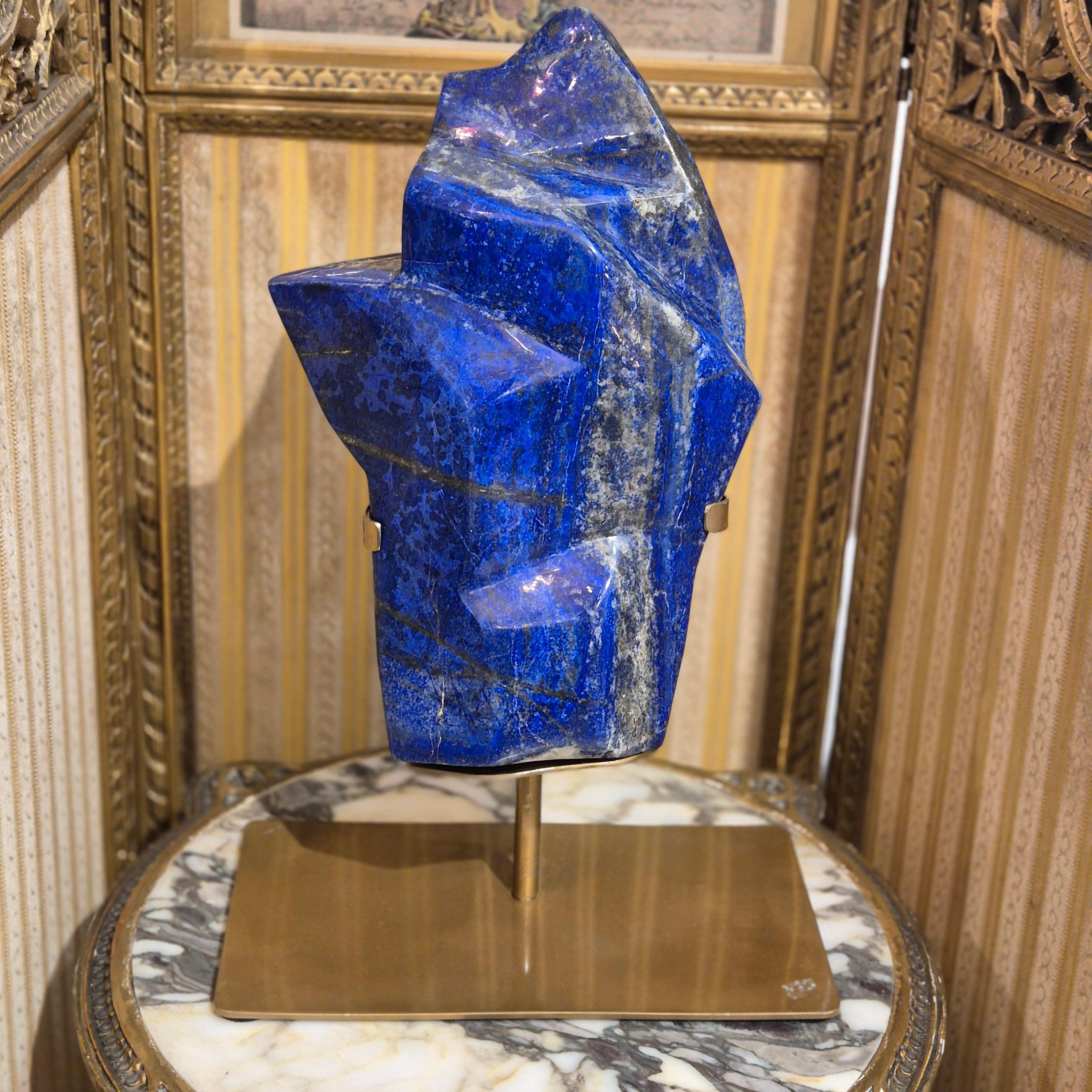Large Polished Lapis Lazuli from Afghanistan in its Natural Form 1