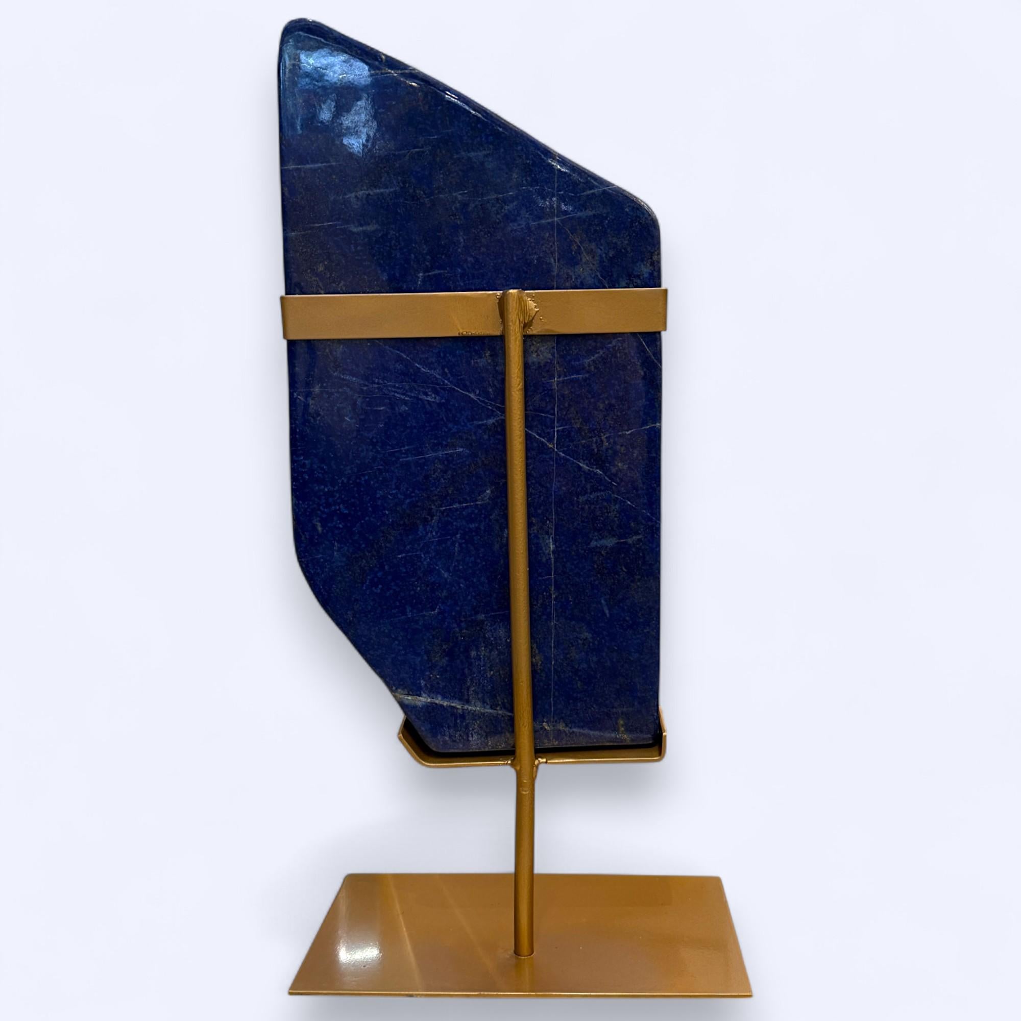 Large Polished Lapis Lazuli from Afghanistan in its Natural Form For Sale 2