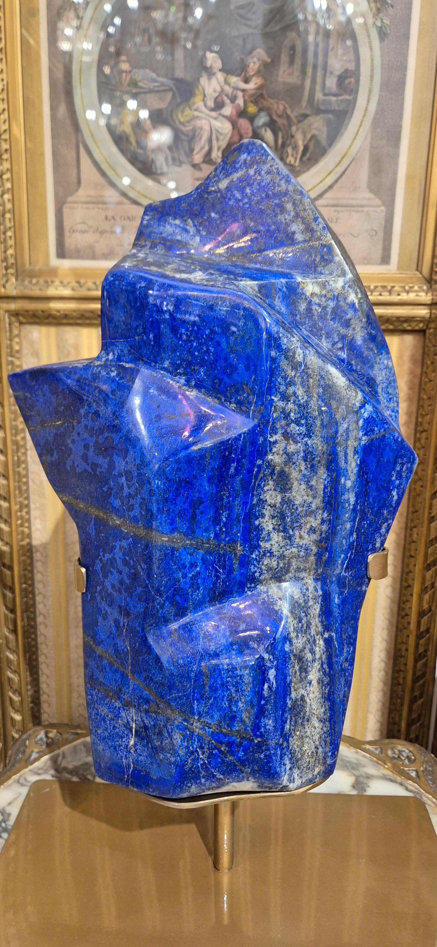Large Polished Lapis Lazuli from Afghanistan in its Natural Form 3