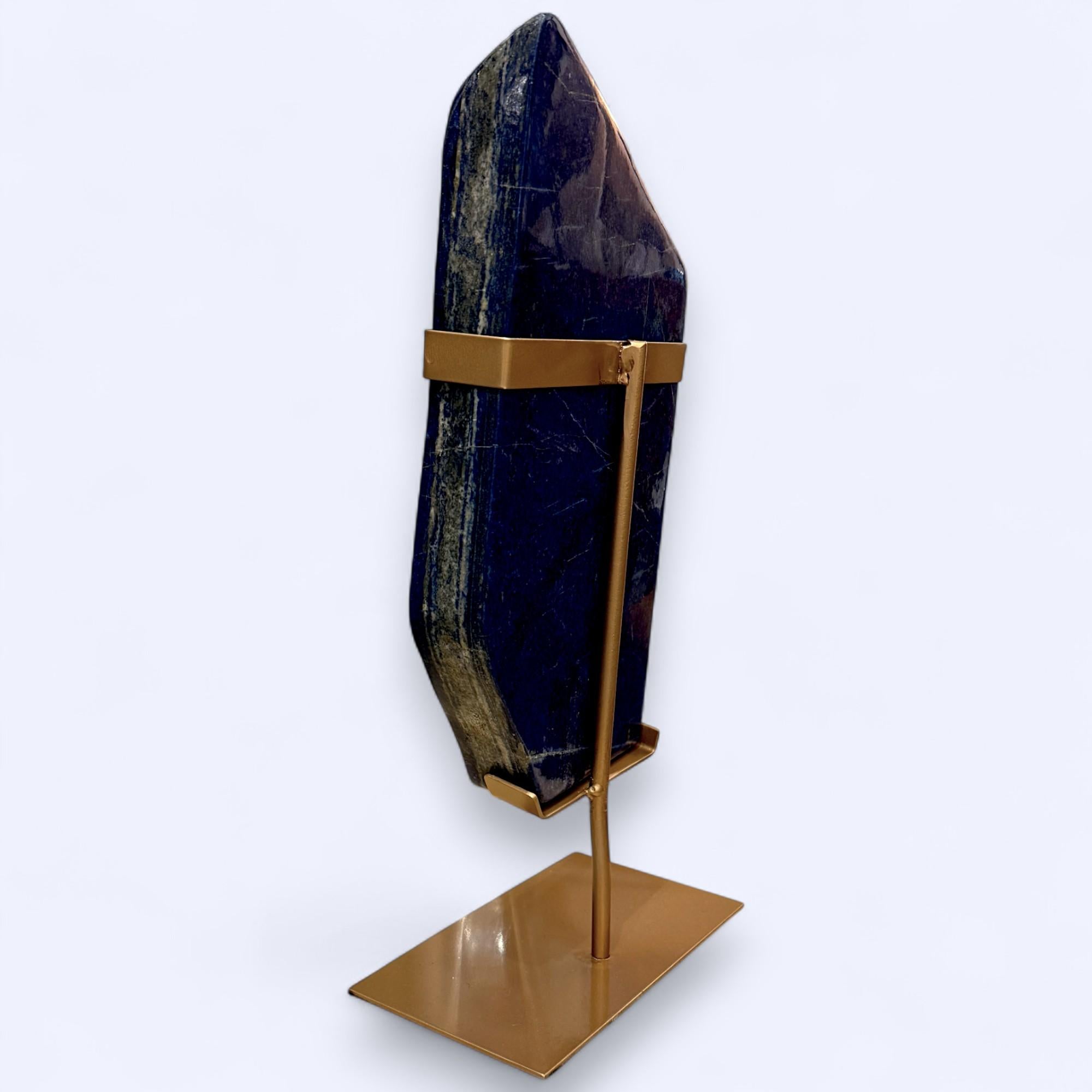 Large Polished Lapis Lazuli from Afghanistan in its Natural Form For Sale 4