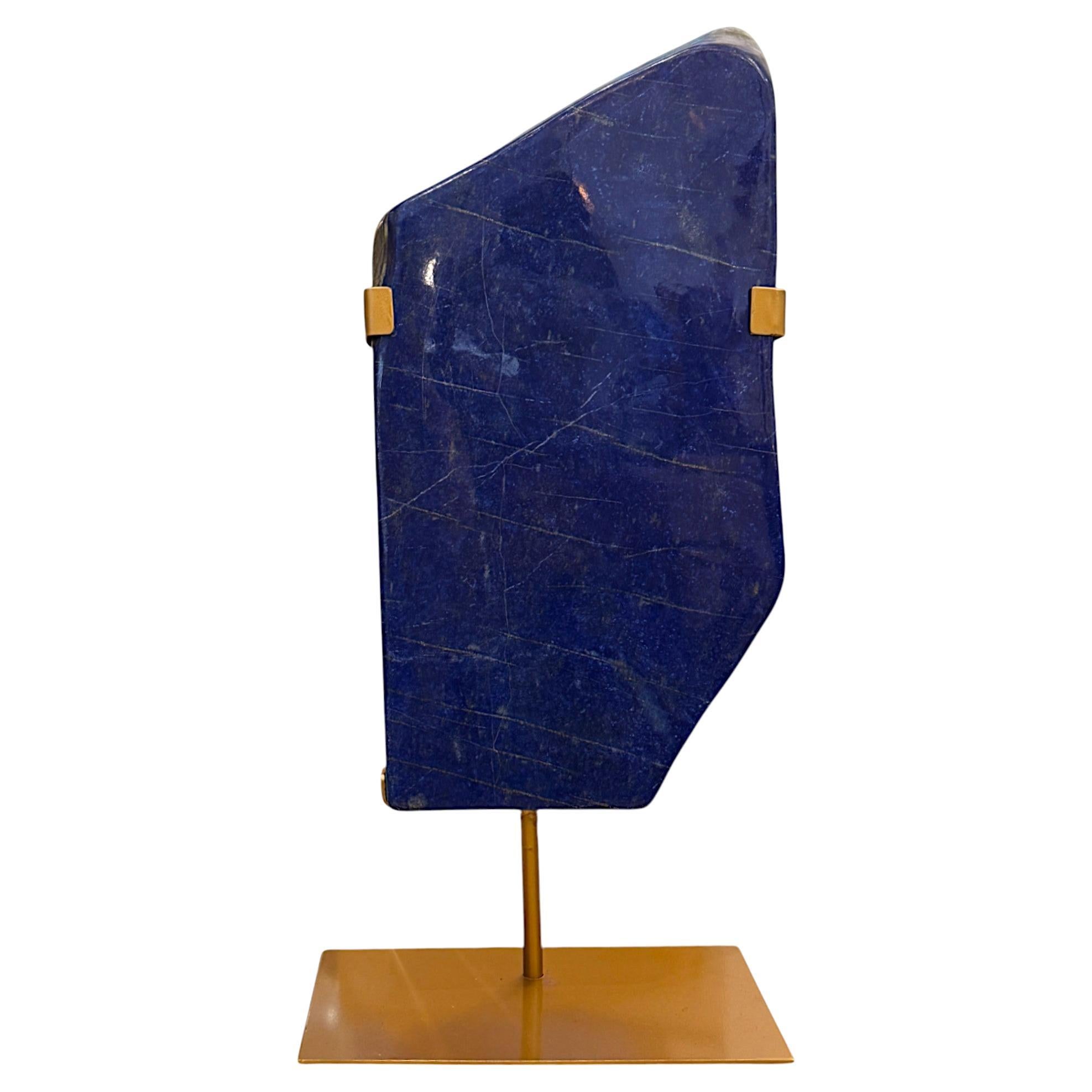Großer polierter Lapislazuli aus Afghanistan in seiner natürlichen Form