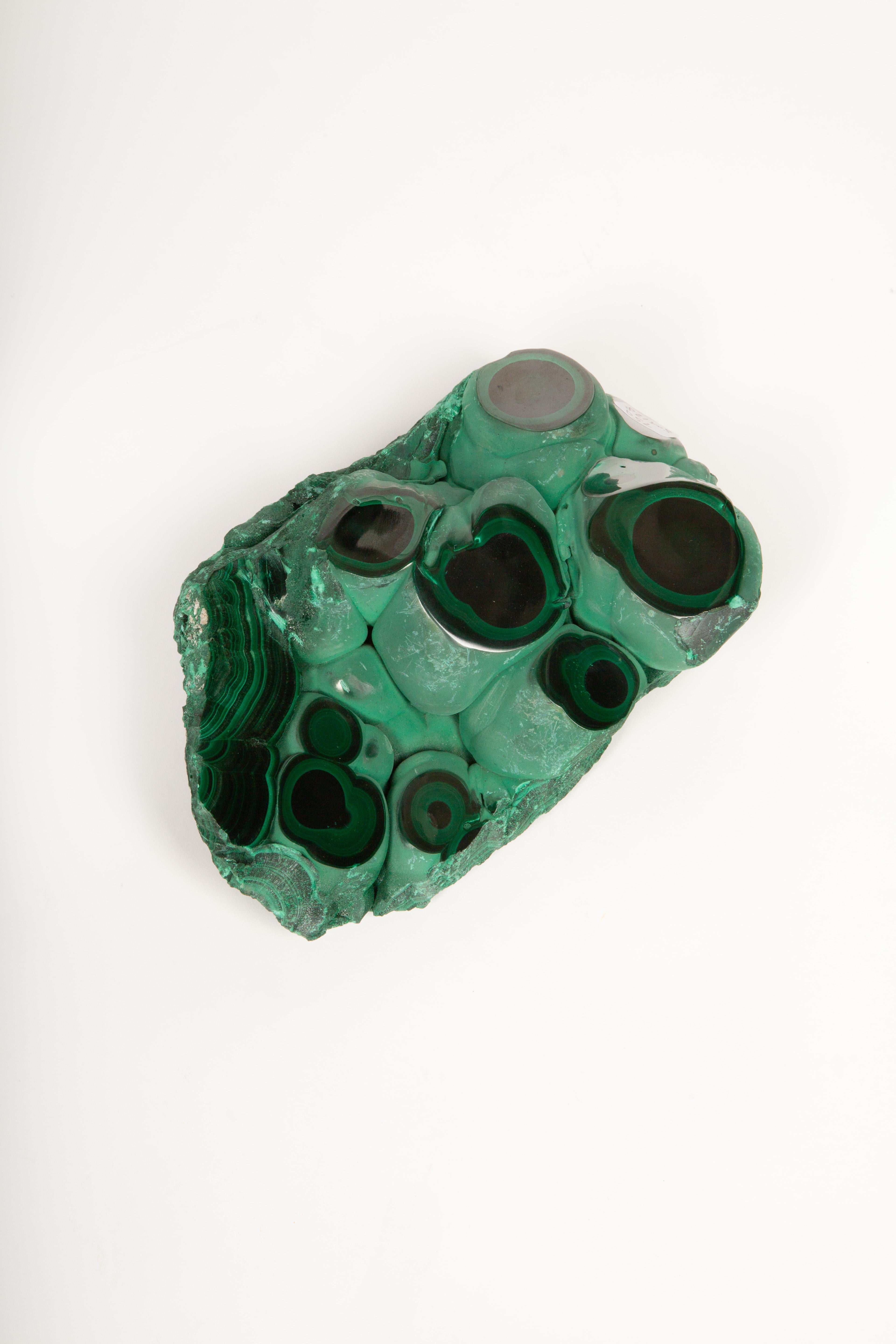 Large Polished Malachite Specimen – The Stone of Transformation In New Condition For Sale In New York, NY