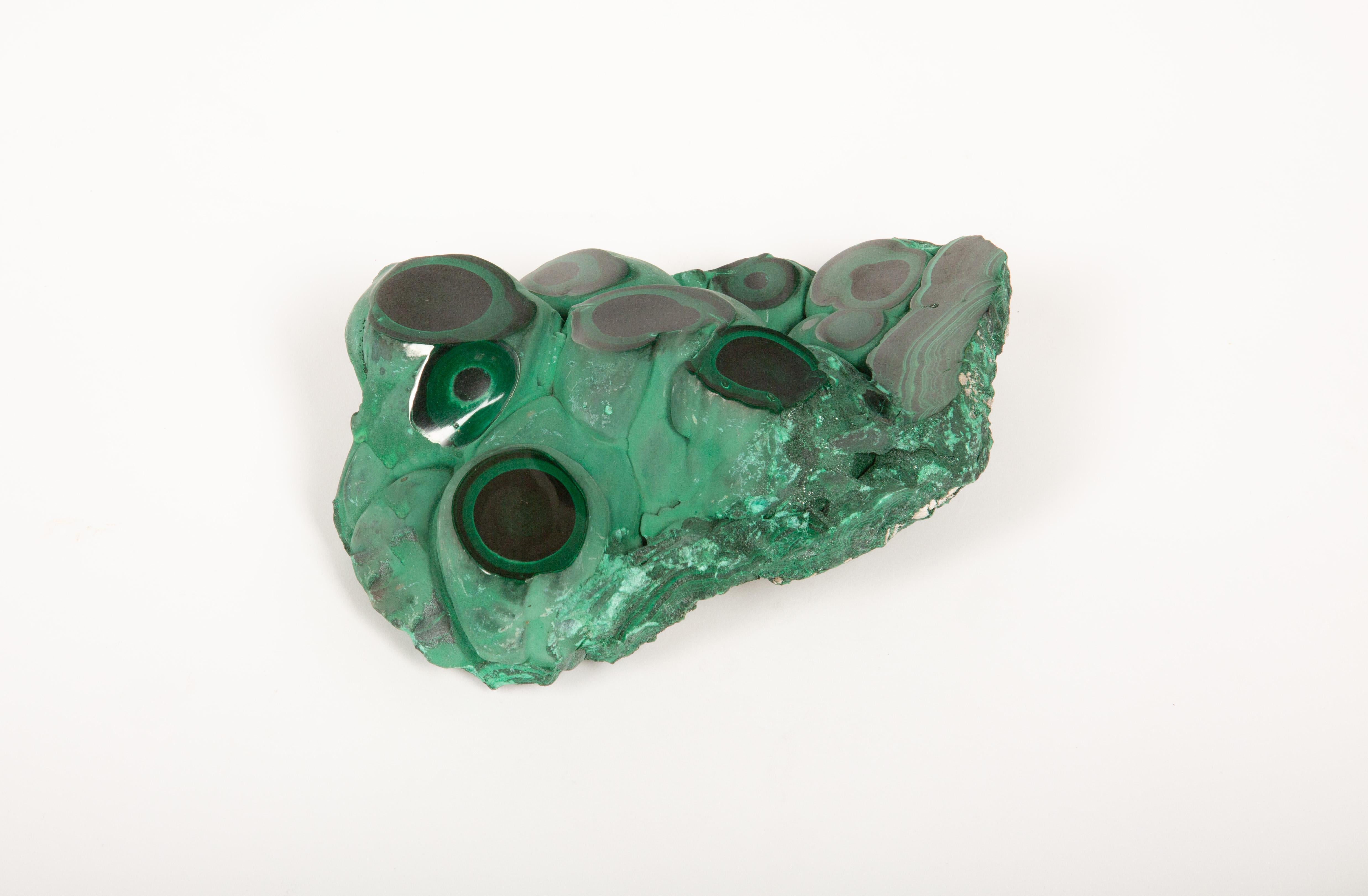 Large Polished Malachite Specimen – The Stone of Transformation For Sale 1