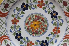 Large Polychrome Charger
