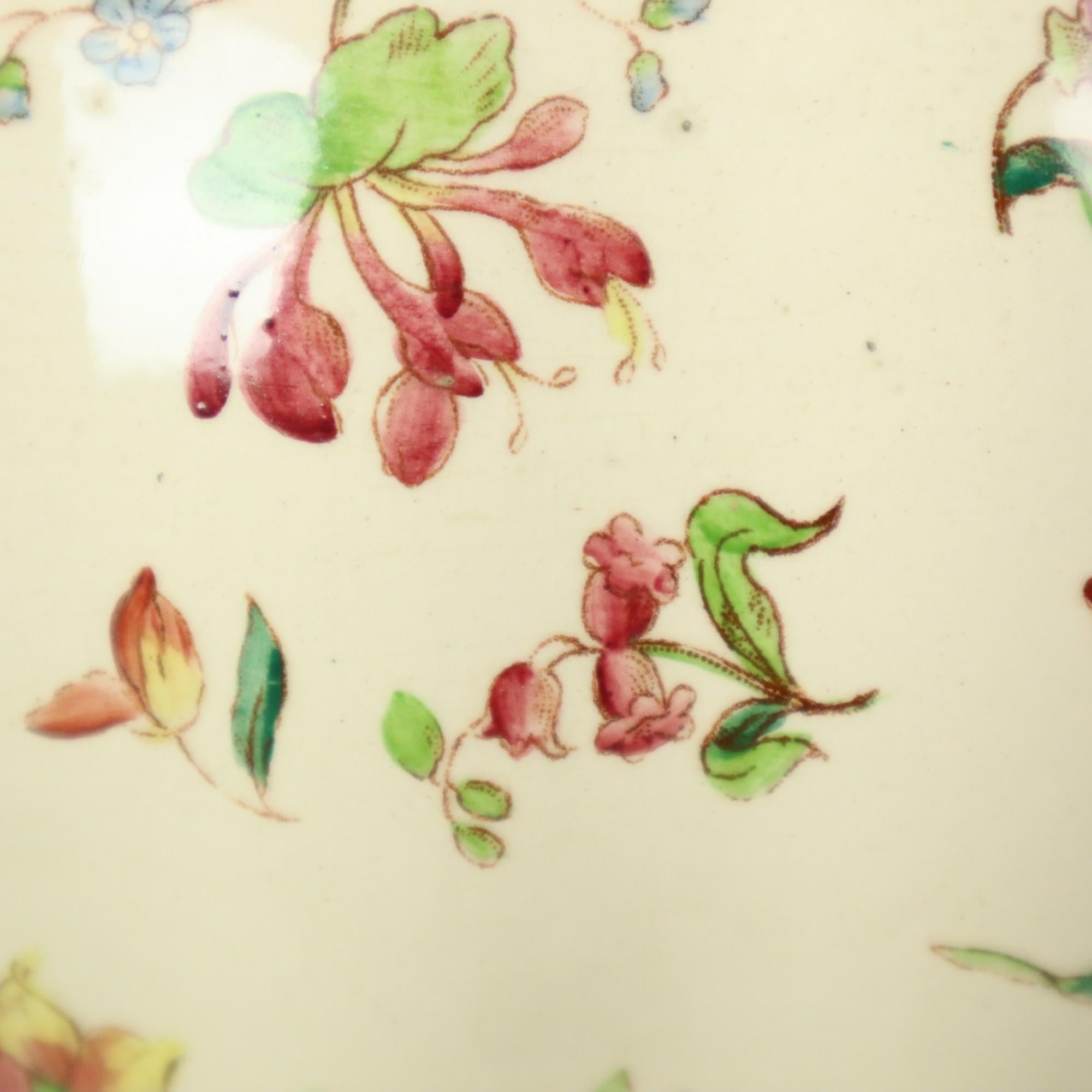 Großer polychromer Blumentopf Cache Pot Longchamps Frankreich 36cm im Angebot 4