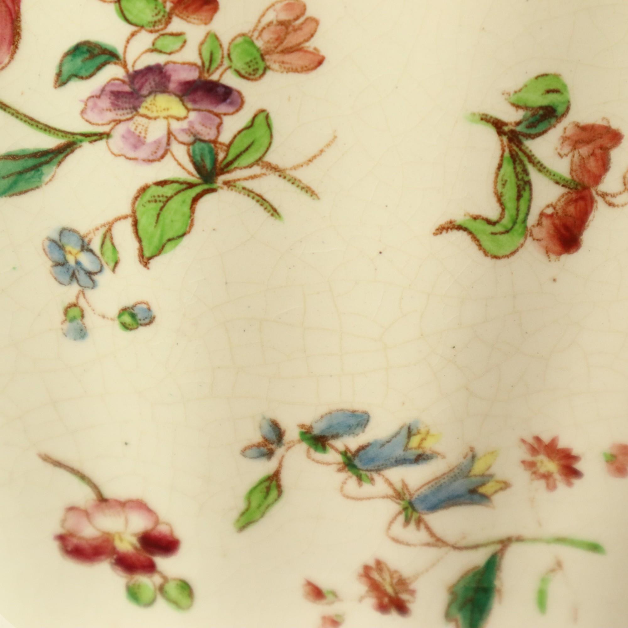 Großer polychromer Blumentopf Cache Pot Longchamps Frankreich 36cm im Angebot 11