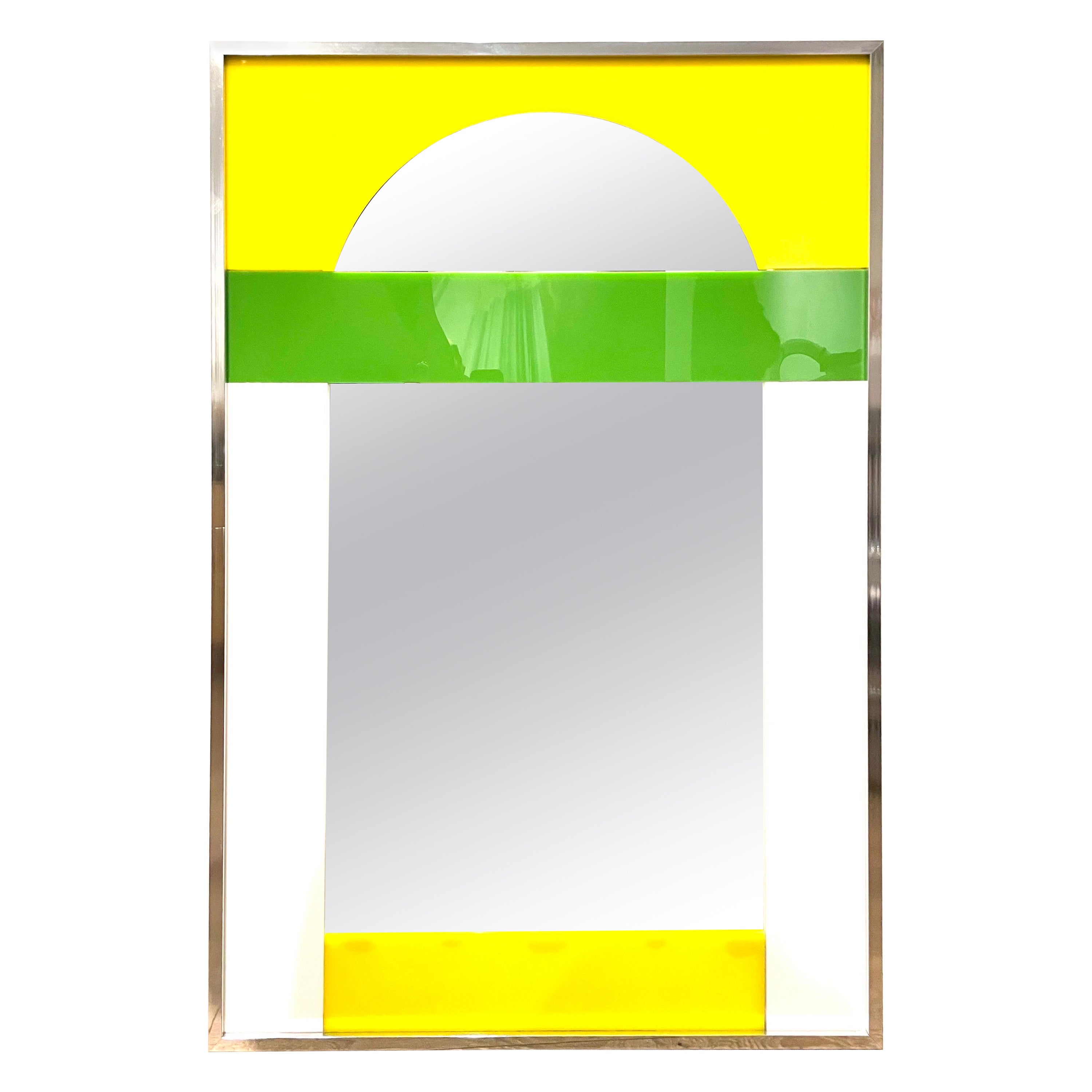 Large Pop Acrylic and Mirror by Carvers Guild Dated & Numbered