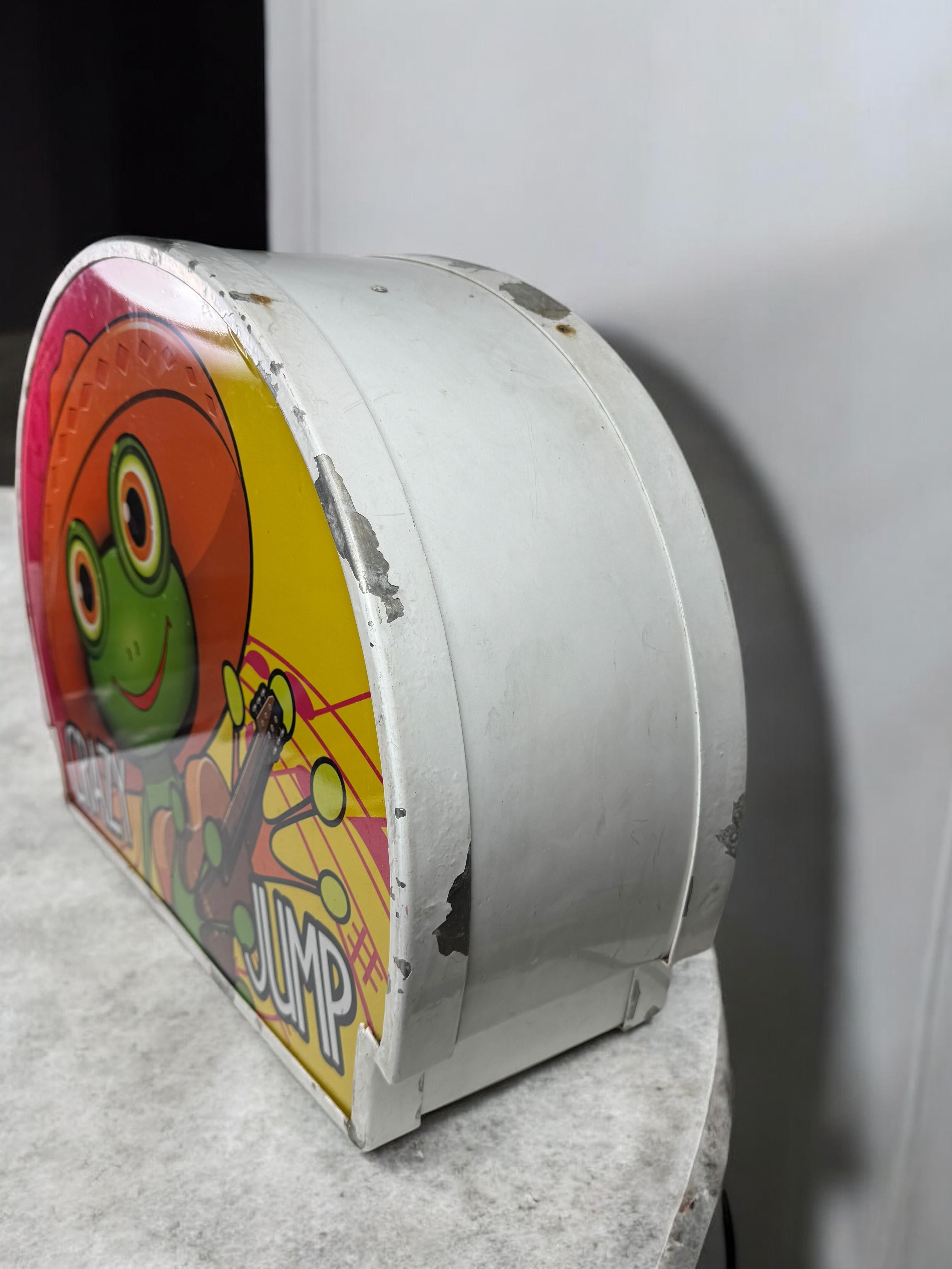 Gran cartel publicitario Pop Art Rana Loca - Dos caras - Italia Años 80 en venta 10