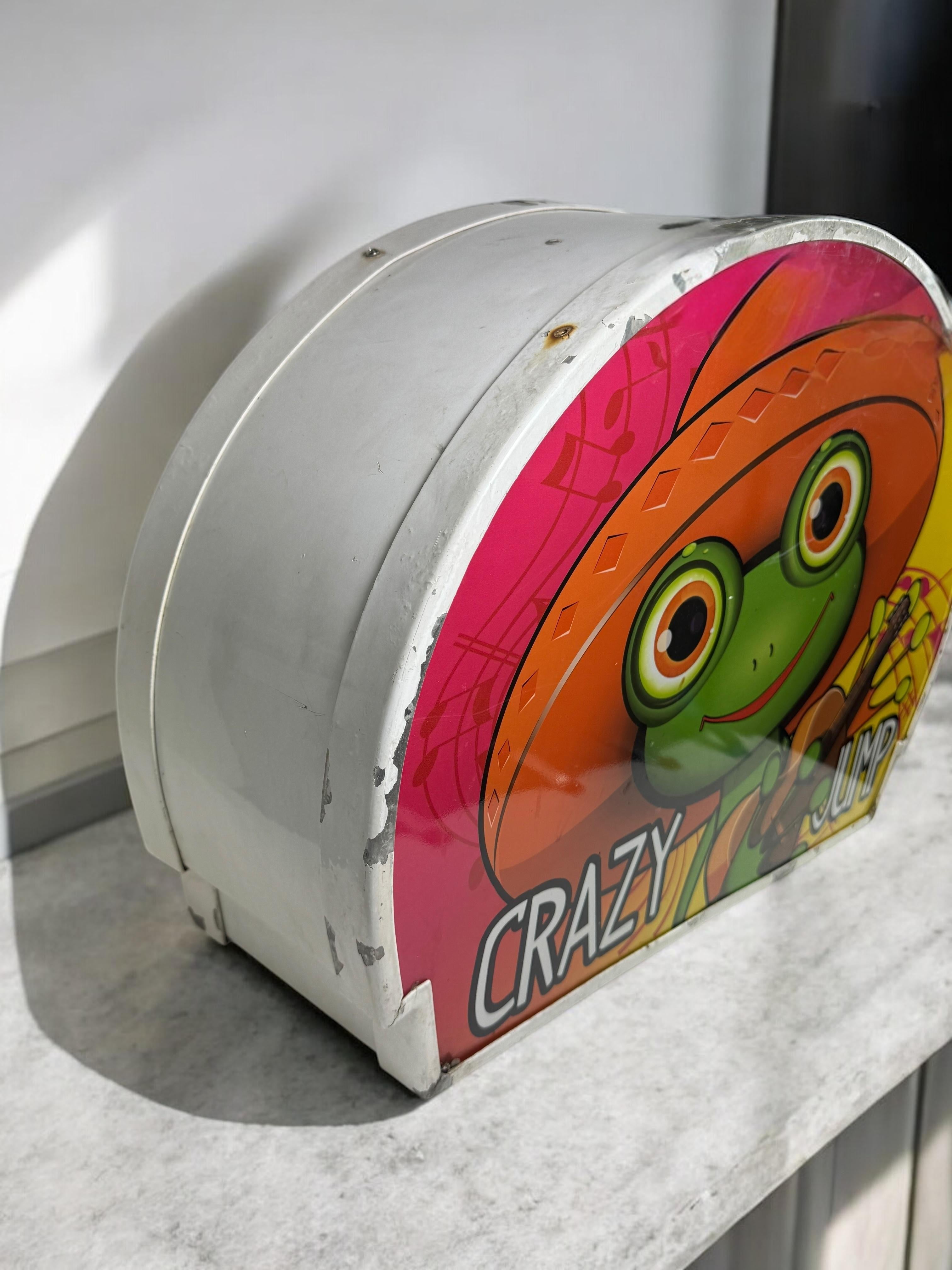 Gran cartel publicitario Pop Art Rana Loca - Dos caras - Italia Años 80 en venta 11