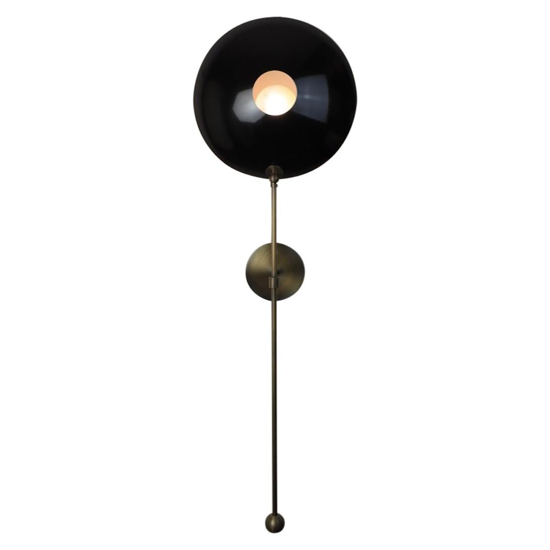 Large "POP" Wall Sconce in Bronze and Black Enamel by Blueprint Lighting For Sale