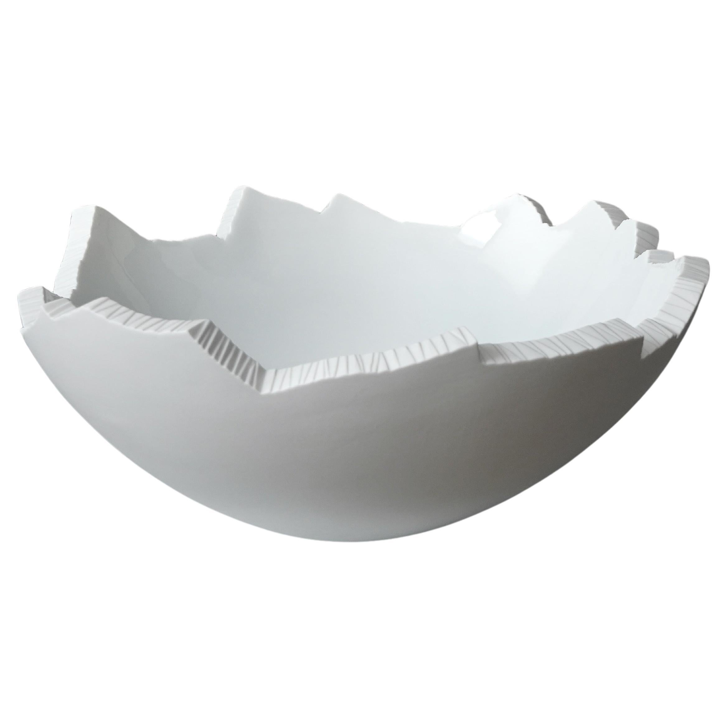 Grand bol en porcelaine de Jens Flemming Sörensen. Royal Copenhagen, Danemark Années 1980 en vente