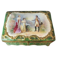 Antique Large porcelain box, sevres