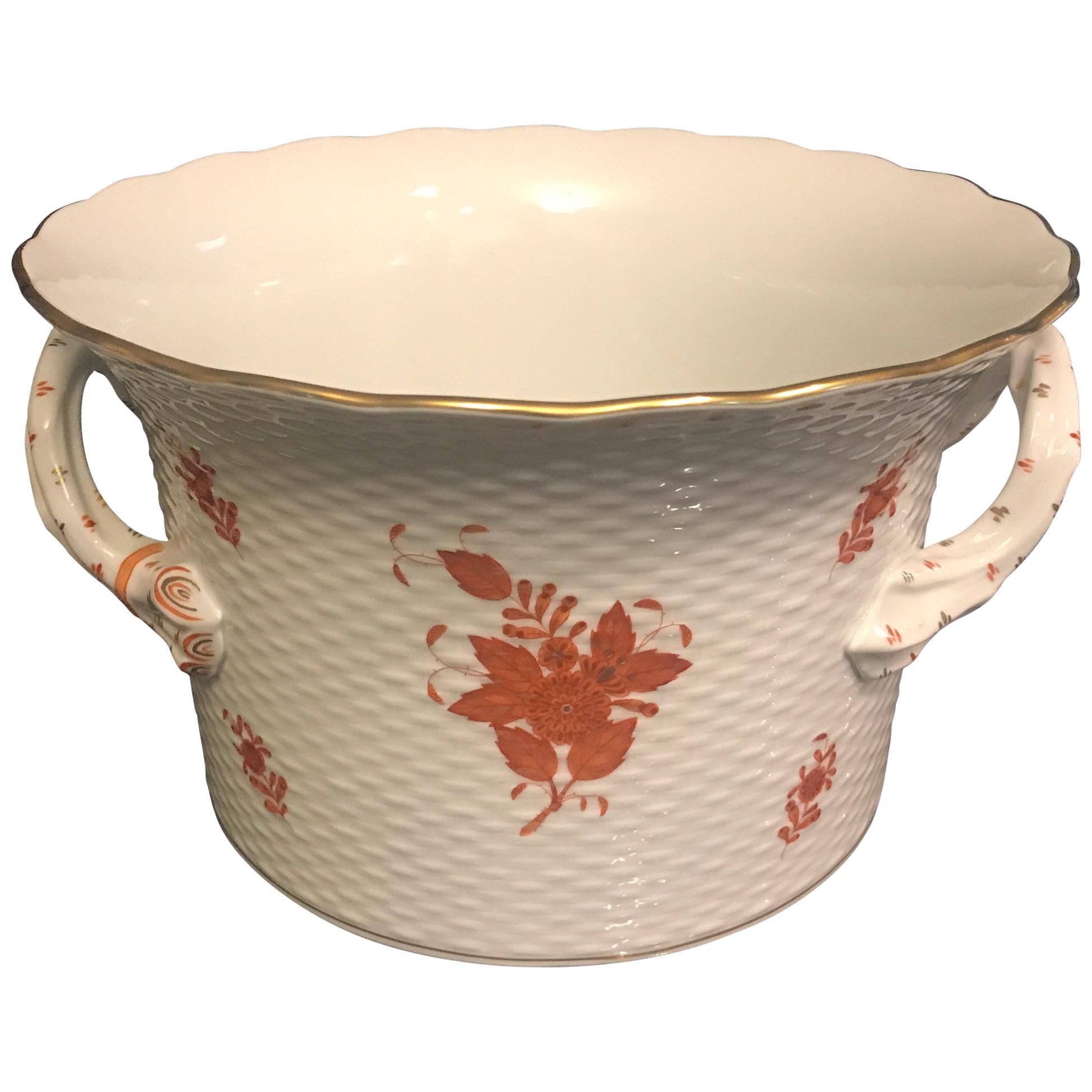 Large Porcelain Cachepot by Herand
