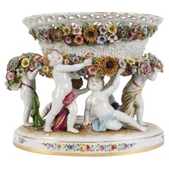 Large Porcelain Centerpiece, Germany, Plaue, by Plaue Schierholz, 1907 - 1927