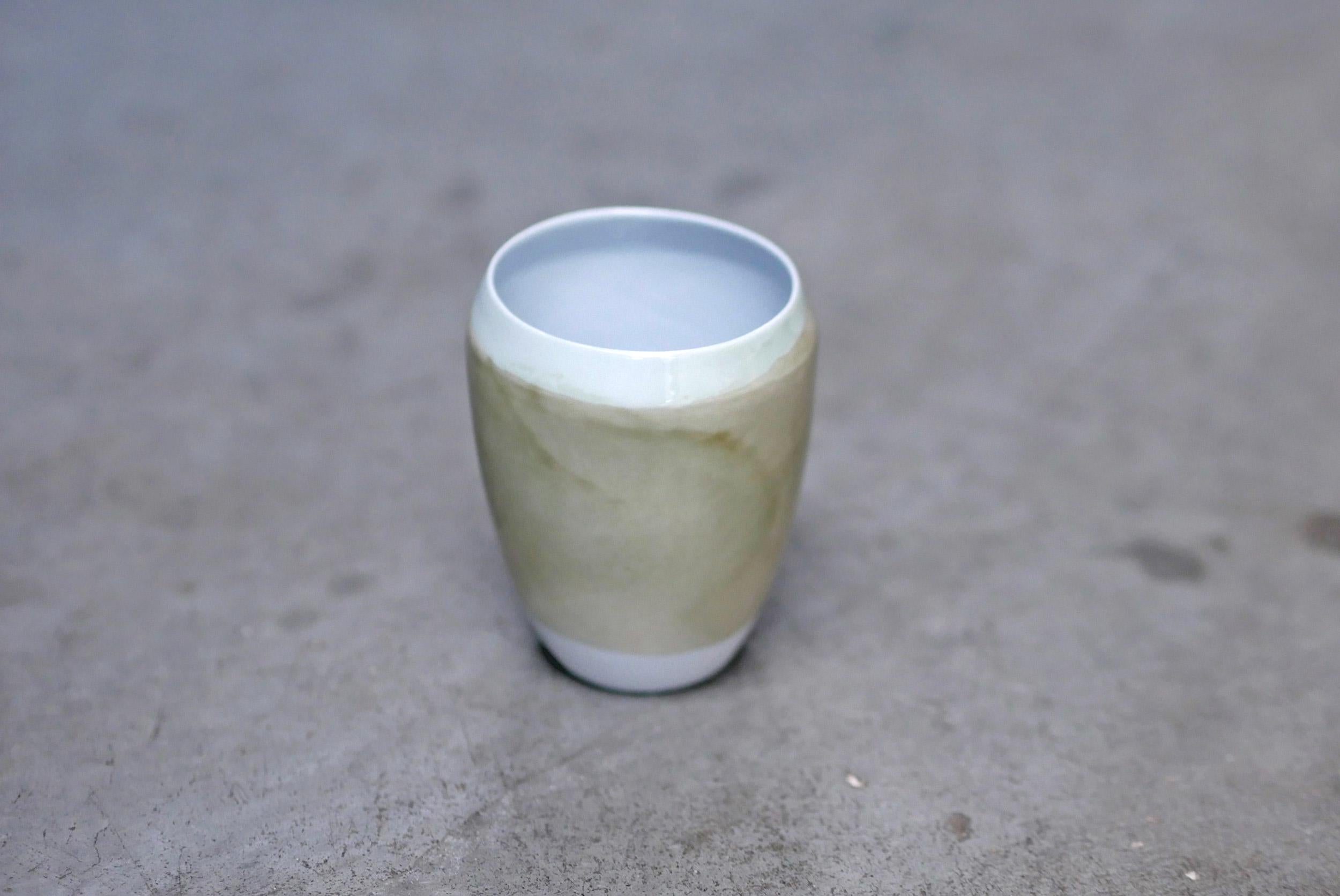 Dutch Large Porcelain Cup Ignorance is Bliss by Agne Kucerenkaite
