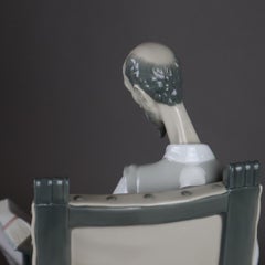 Large Porcelain Figure „Don Quiote“ S. Furio for Lladoro, Spain 1980/90 ies