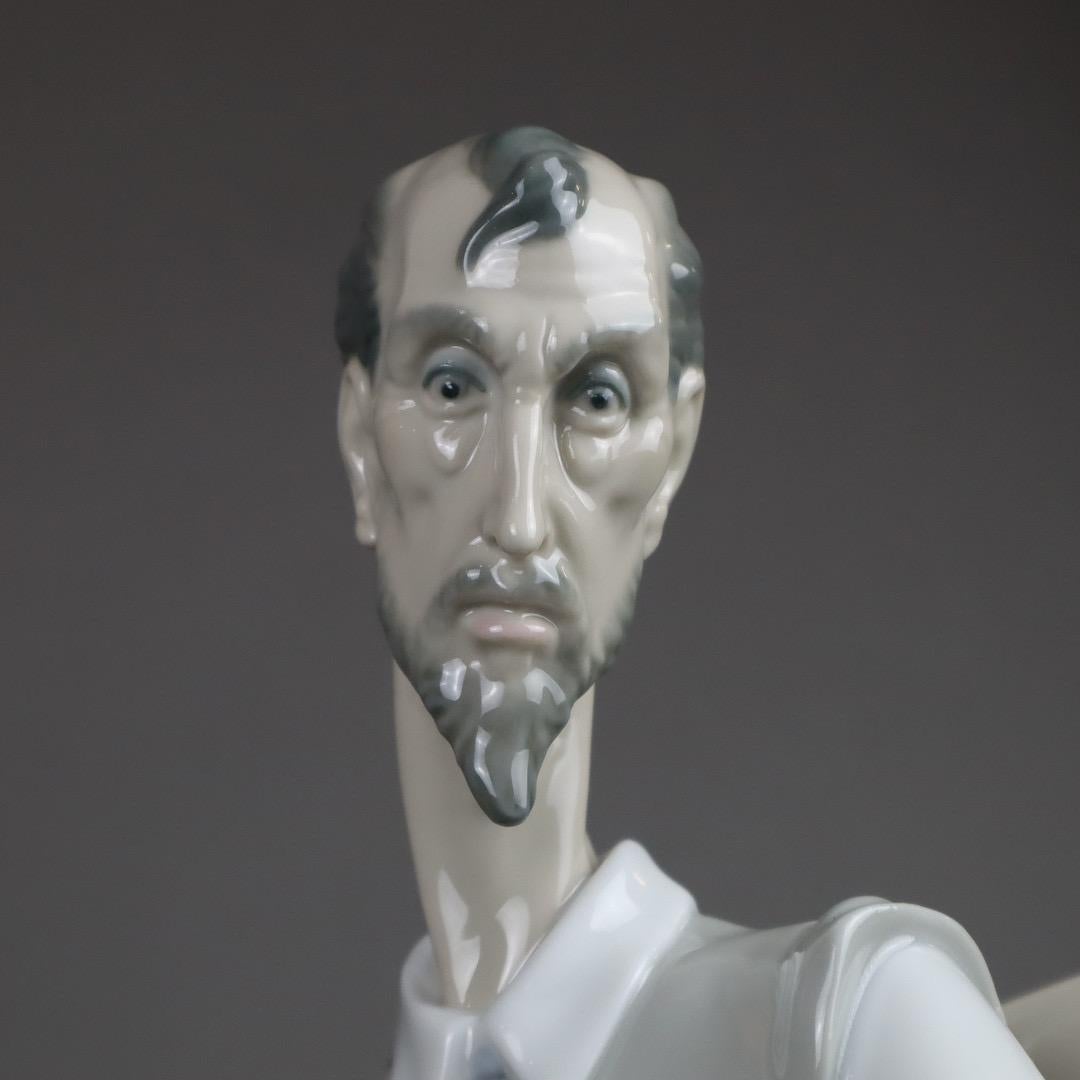 Polychromed Large Porcelain Figure „Don Quiote“ S. Furio for Lladoro, Spain 1980/90 ies For Sale
