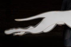 Large Porcelain Greyhound Bus Sign
