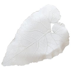 Large Porcelain Leaf Platter