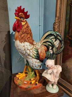 Large porcelain rooster, Zaccagnini