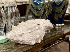 Grand cache-pot en porcelaine à coquillages