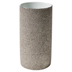 Große Studio-Vase aus Porzellan und Silber von Rosenthal