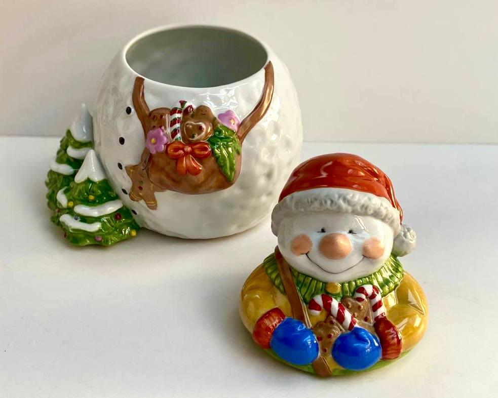 Porcelain New Year's decoration, New Year's souvenir, large handmade figurine 