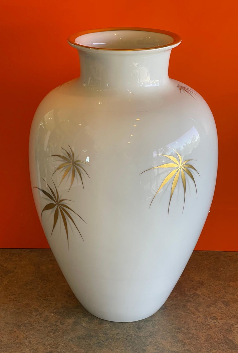 German Large Porcelain Vase / Vessel by Heinrich of Bavaria / Selb For Sale