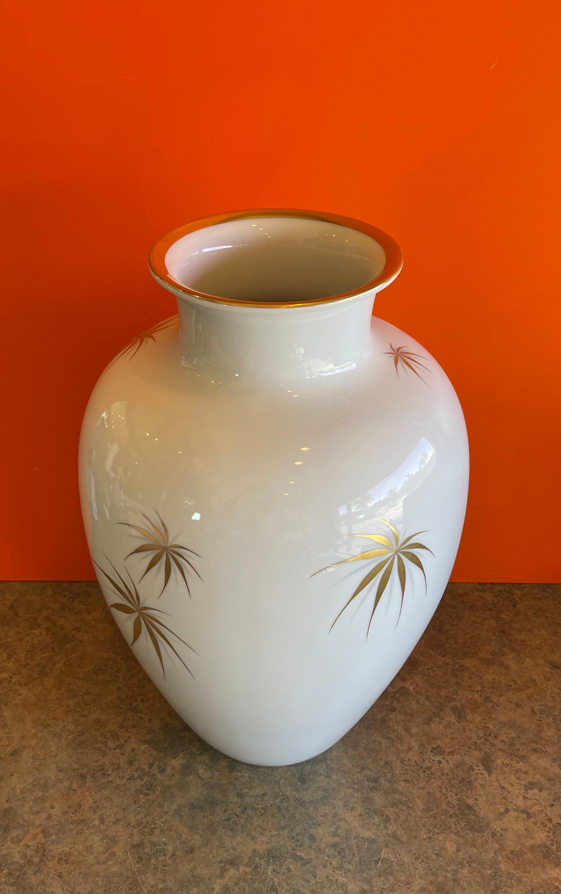 German Large Porcelain Vase / Vessel by Heinrich of Bavaria / Selb For Sale