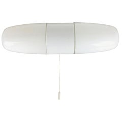 Large Porcelain Wall Light "6078" by Wilhelm Wagenfeld, Lindner Germany, 1950