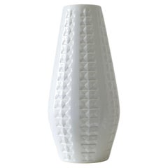 Large Porcelain White Vase by Schumann Arzberg, Germany, 1960s