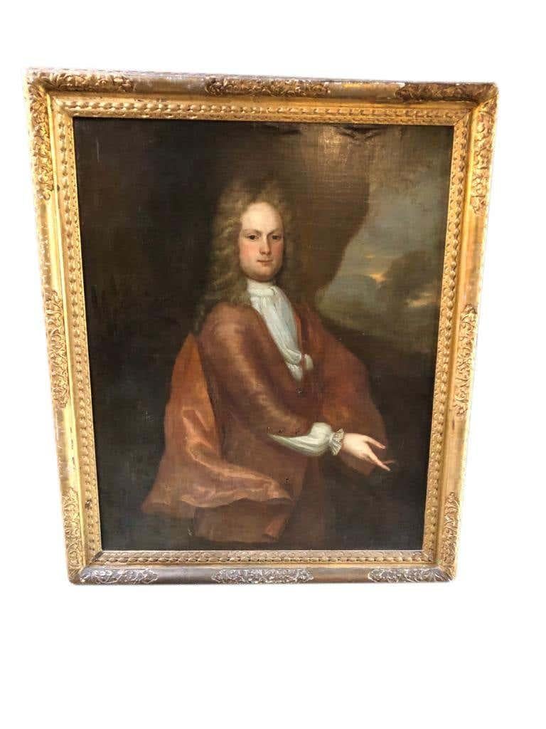 Grand portrait d'un gentilhomme anglais/du duc, 18e-19e siècle en vente 7