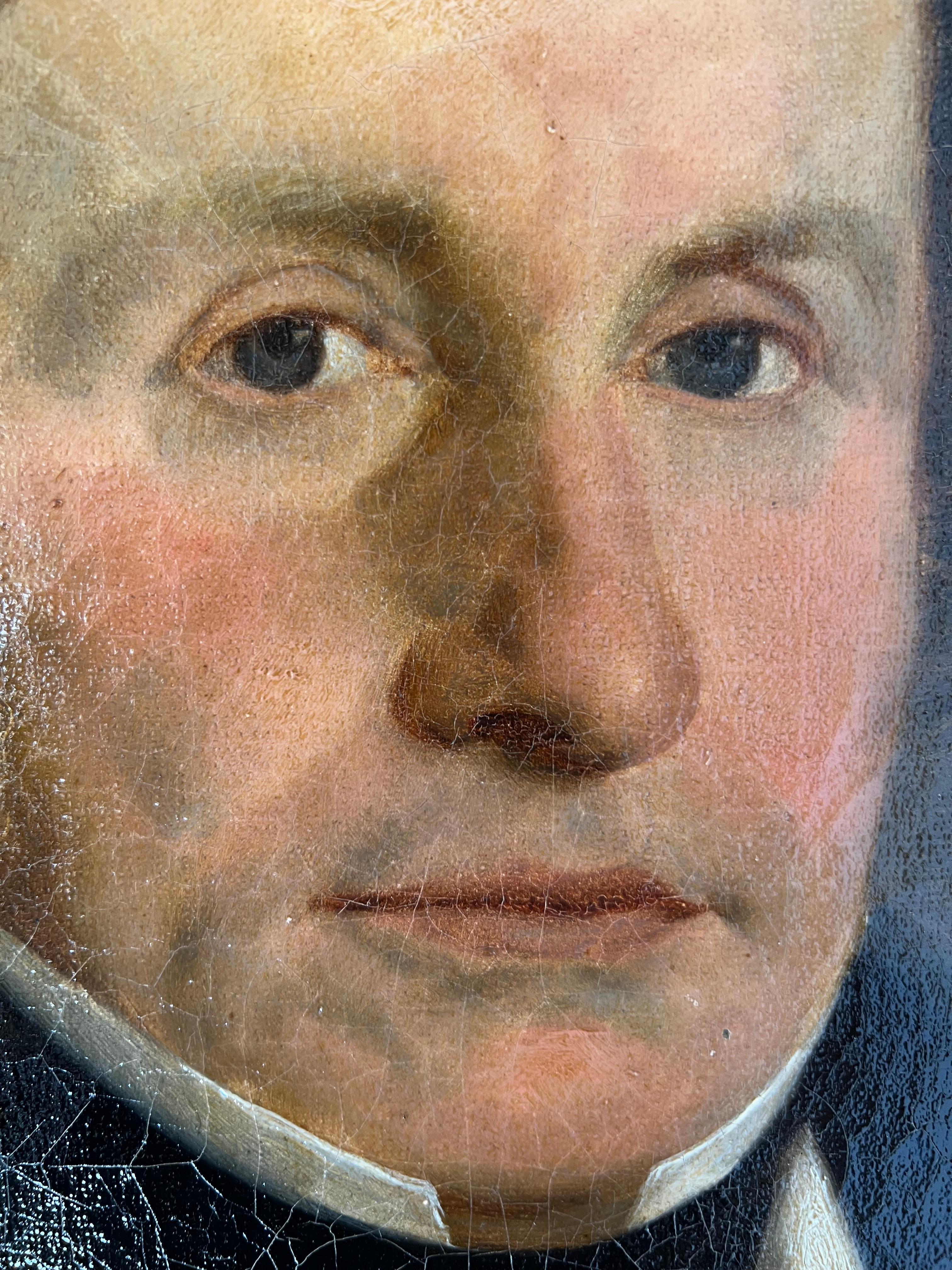 Large Portrait of Captain Herlin, Officer of the Legion of Honor - 19th Century 1