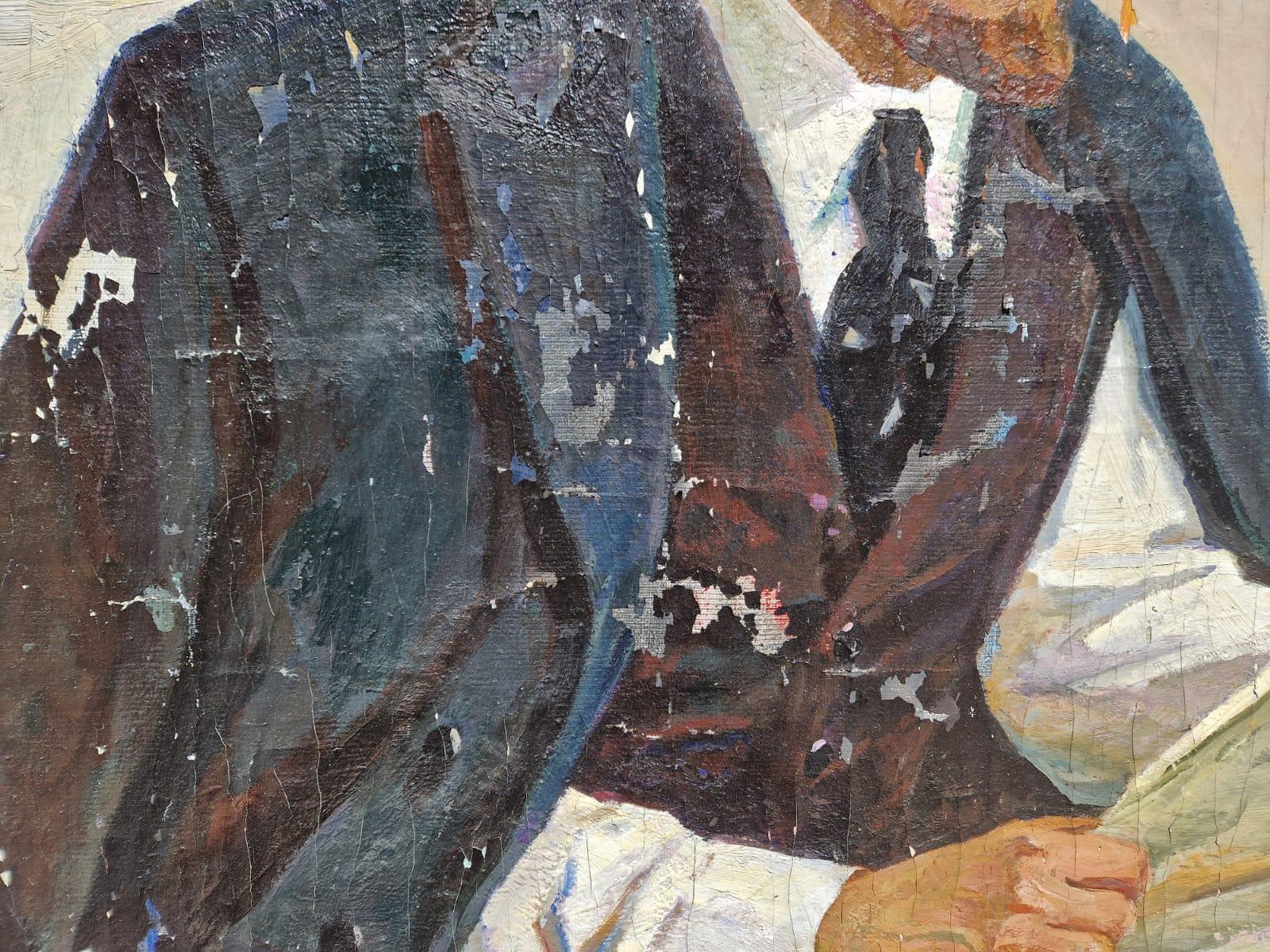 Großes Porträt von Lénine  im Angebot 2