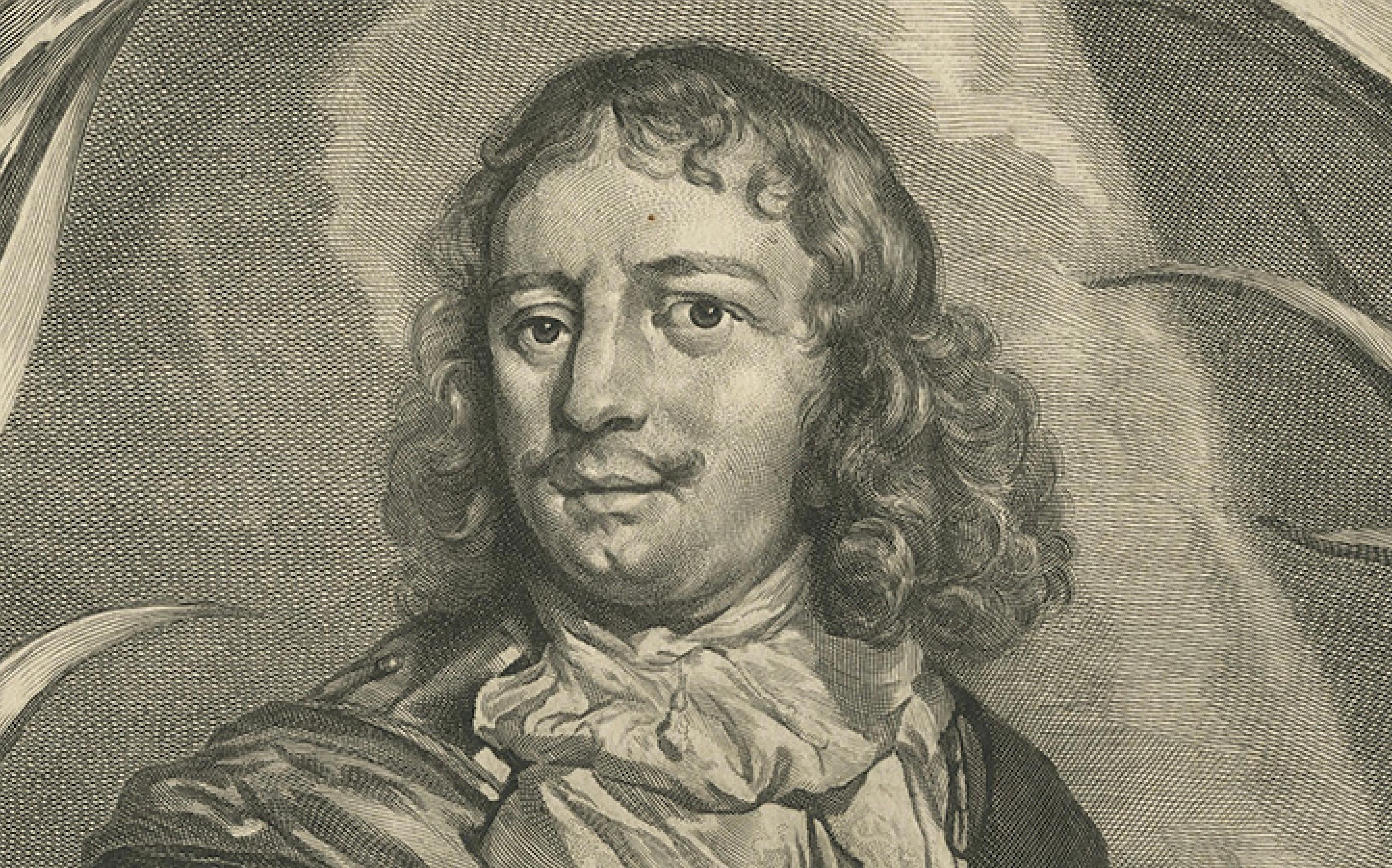 17th Century Large Portrait of Vice Admiral Abraham van der Hulst – Dutch Naval Hero, c.1666 For Sale