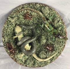 Large Portuguese Mafra Palissy Charger