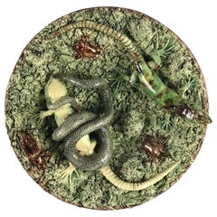 Large Portuguese Mafra Palissy Charger