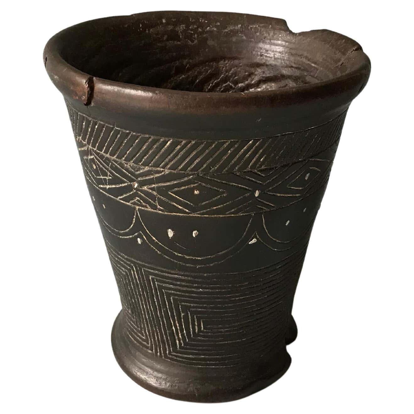 Kero Inca Cup Examples Large Spanish Colonial Post Inca South American Kero Cup Peru For Sale ...