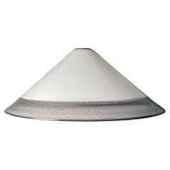 Large Post Modern Art Glass Pendant Lamp attributed to Venini