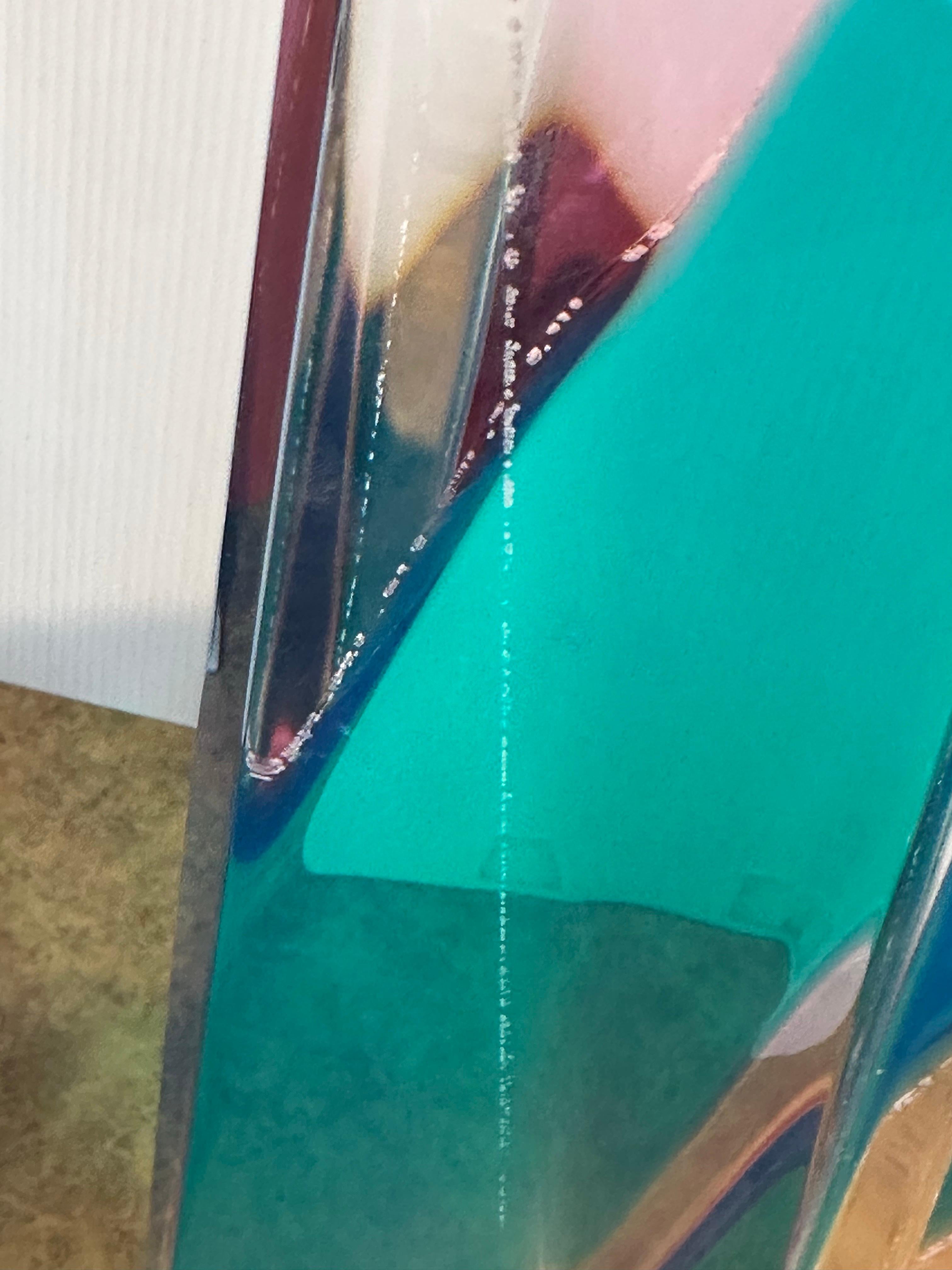 Large Post-Modern Lucite Sculpture by Shlomi Haziza For Sale 8