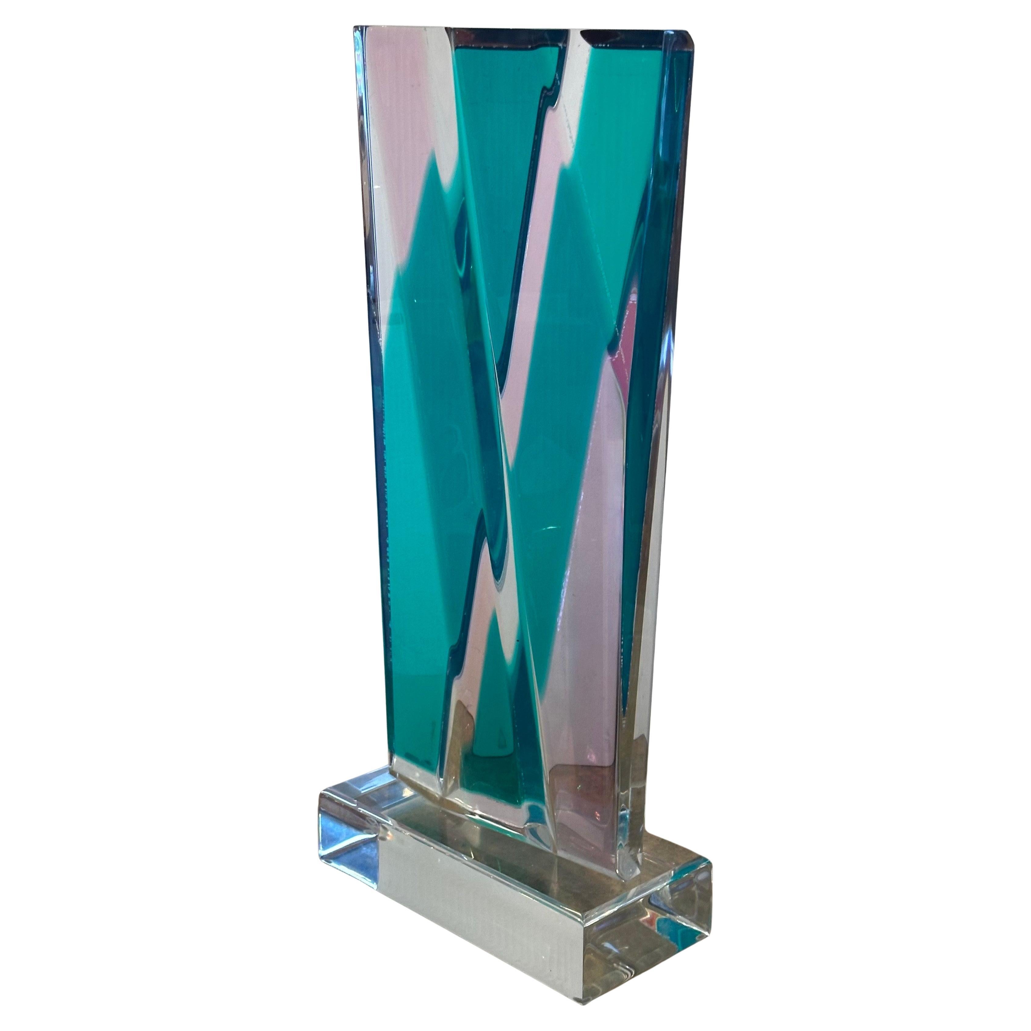 Large Post-Modern Lucite Sculpture by Shlomi Haziza For Sale 10