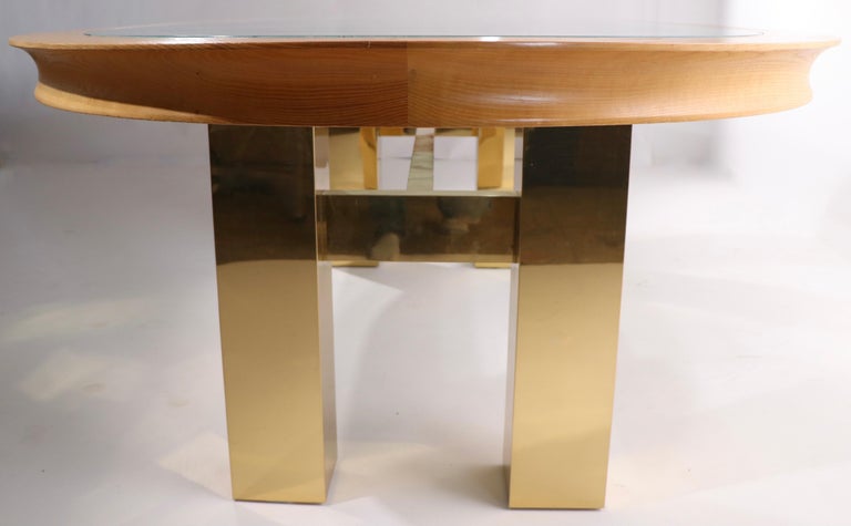 Large Post Modern Oval Dining Table after Evans For Sale 6