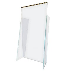 Large Post Modern Plexiglasss Wall Divider