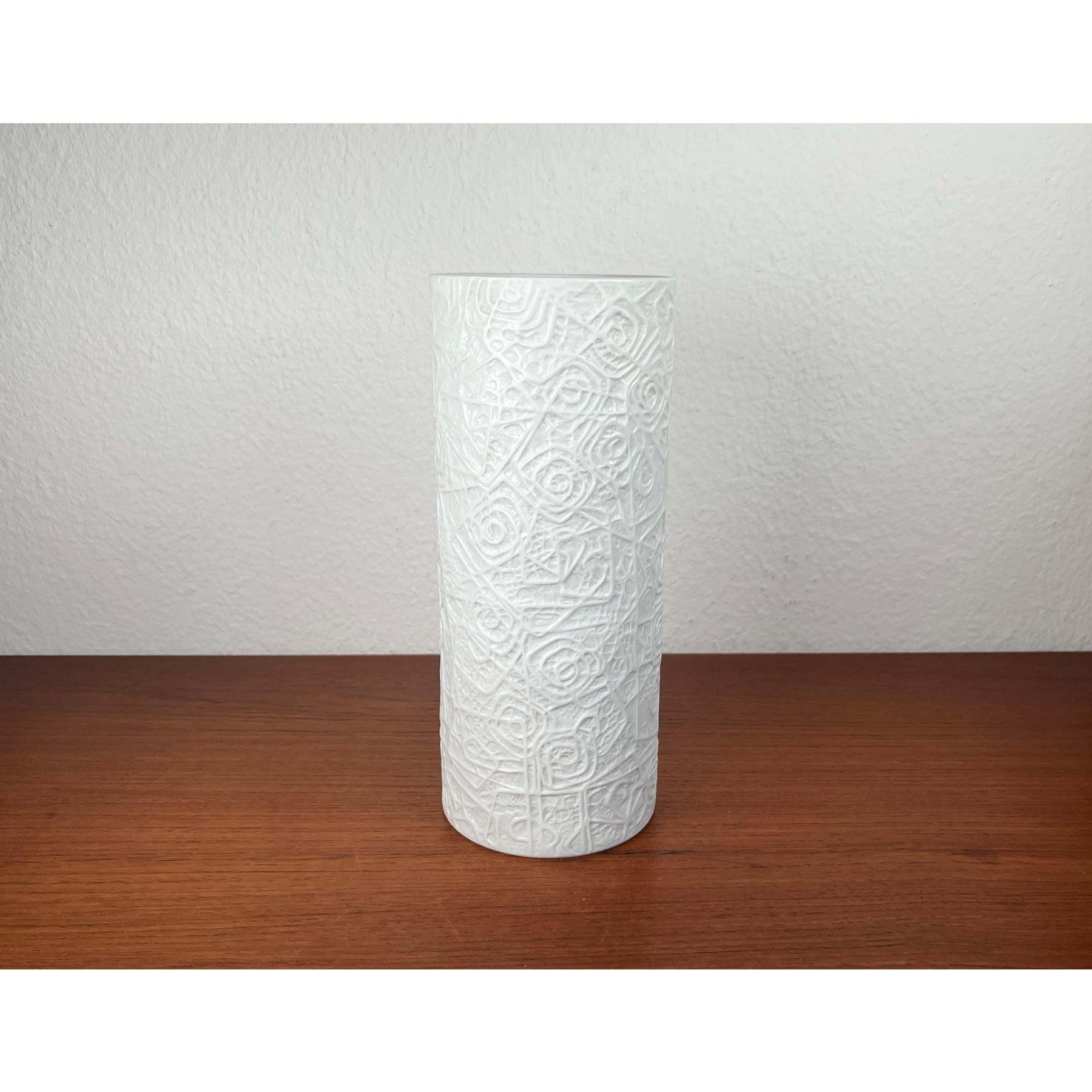 Gran jarrón de porcelana alemana posmoderna de Rosenthal, años 80 en venta 5