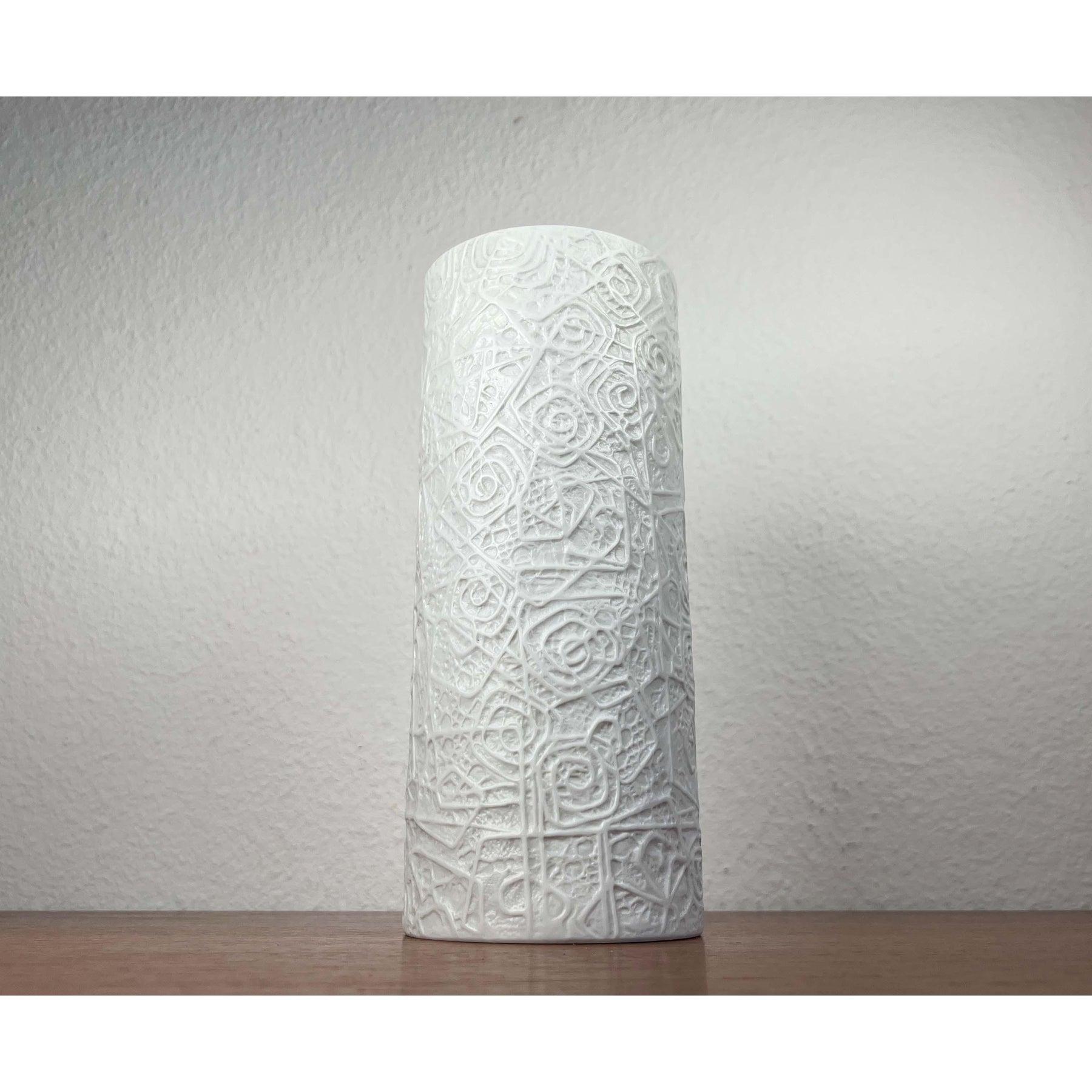 Gran jarrón de porcelana alemana posmoderna de Rosenthal, años 80 en venta 7