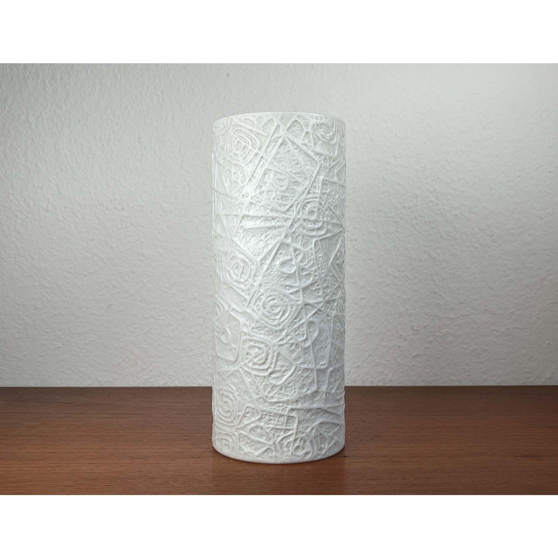 Gran jarrón de porcelana alemana posmoderna de Rosenthal, años 80 en venta 1